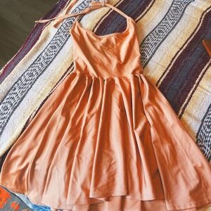 Metallic Pink American Apparel Mini Dress